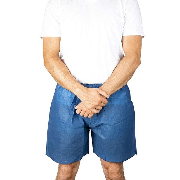 Short Nonwoven 2Xl/3Xl Navy Blue Medishorts 50/Cs, 50PK
